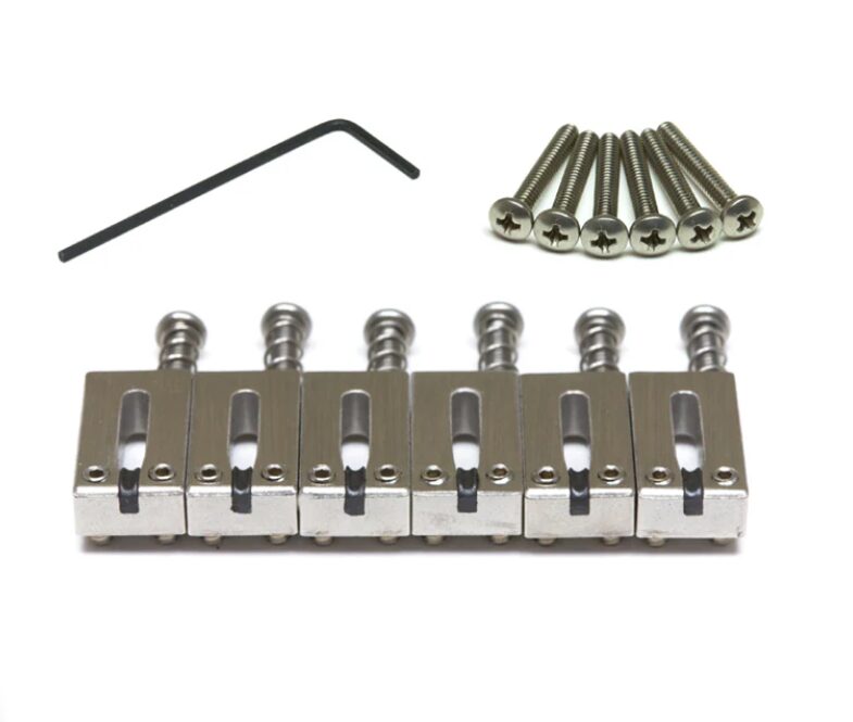 Graph Tech String Saver PG-8001-0C Classics Strat & Tele Style Offset (6 Pcs) Chrome