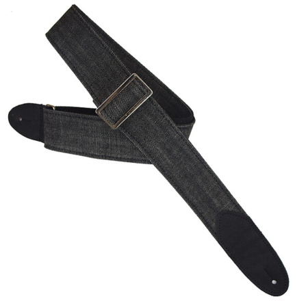 LM Products D-1BK Denim Λουράκι Κιθάρας Μαύρο