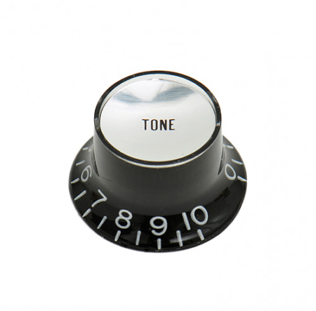 Goeldo KB21B Reflector G-Style "Bell" Tone Knob Black