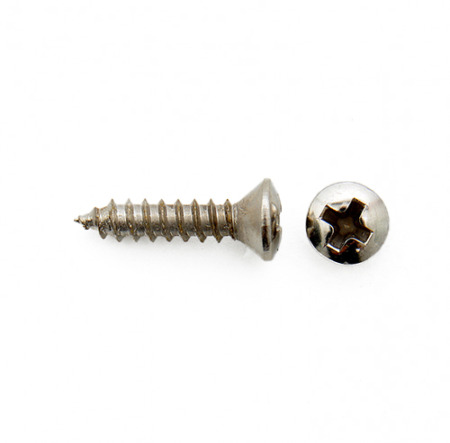 Goeldo SR04C Fender Style Pickguard Screws 13mm Nickel