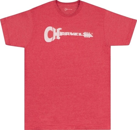 Charvel Logo T-Shirt Heather Red Large