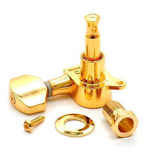 Kluson MS6LG Modern Roundback German Small Button 6L Gold - Image 2