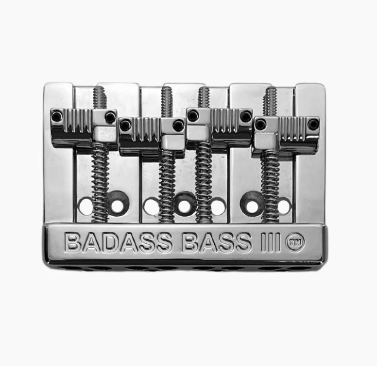 Allparts BB-3343-010 Leo Quan Badass III 4-String Bass Bridge Chrome