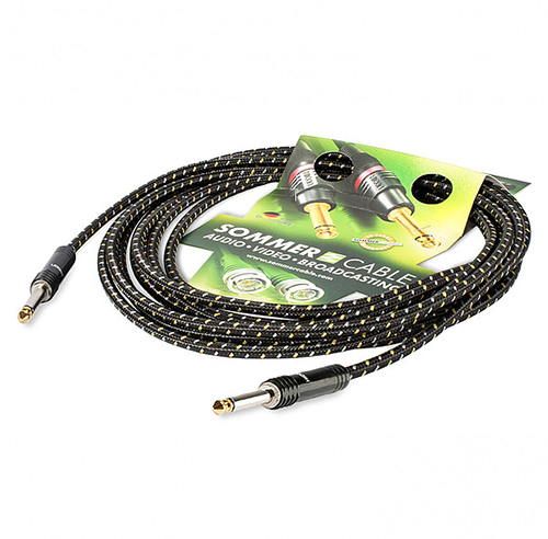 Sommer CQ19-0600 Guitar Cable Black and White 6m