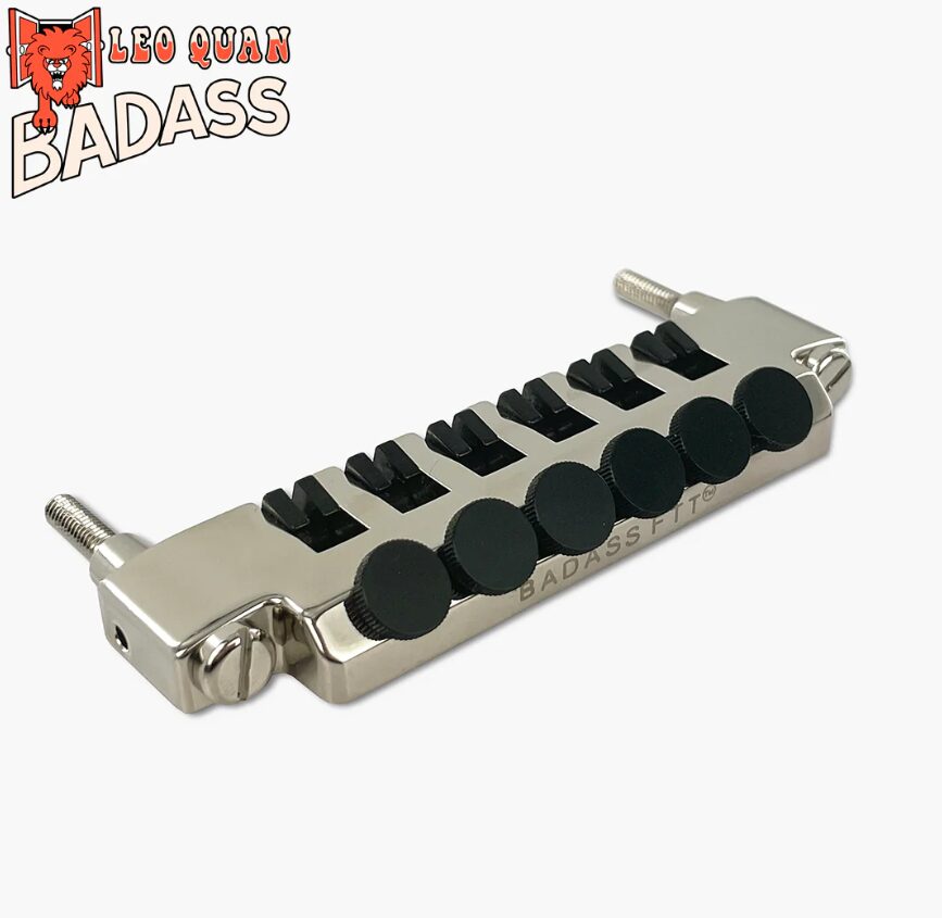 Allparts TP-3348-001 Leo Quan Badass FTT Fine Tuner Tailpiece Nickel