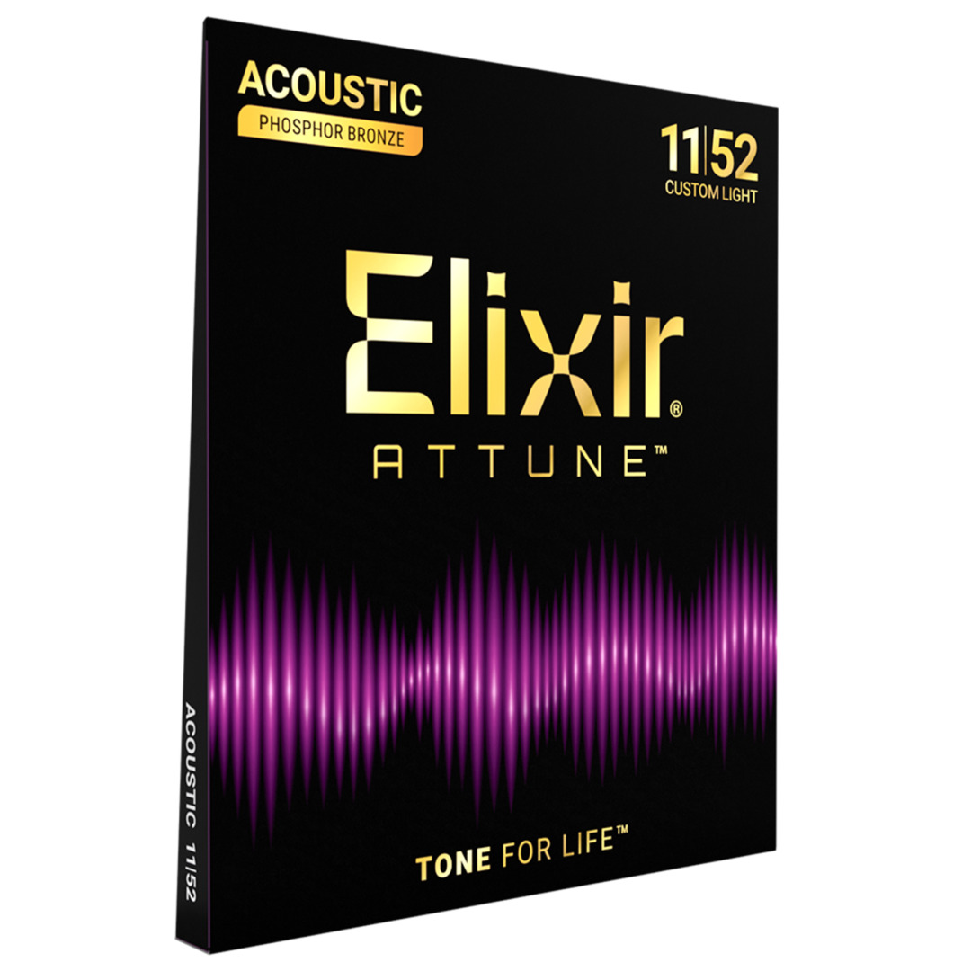 Elixir 21027 Attune Custom Light Phosphor Bronze 11/52