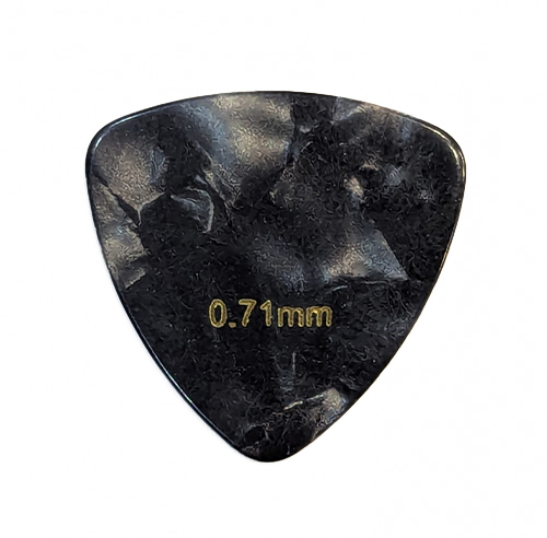 Triangle 0.71mm Medium Bouzouki Pick Black Pearl