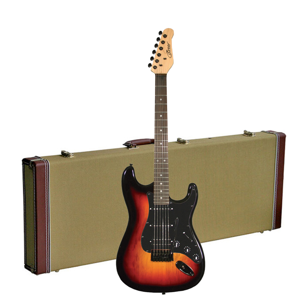 Career Stage ΙΙ HSS Strat Electric Guitar (Various Colors) + Tweed Hard Case