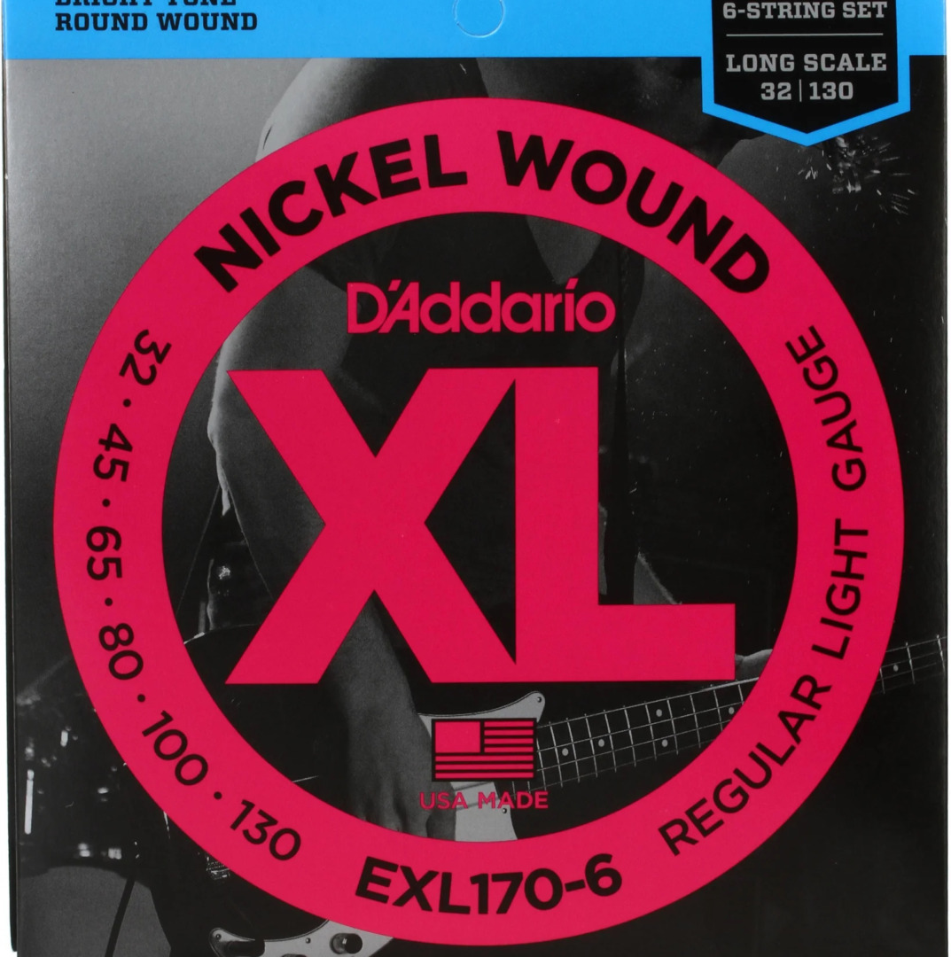 Daddario EXL170/6 Σετ Χορδές Εξάχορδου Μπάσου 32/130