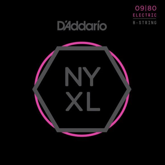 Daddario NYXL0980 Super Light 8-String Electric Guitar Strings 9/80