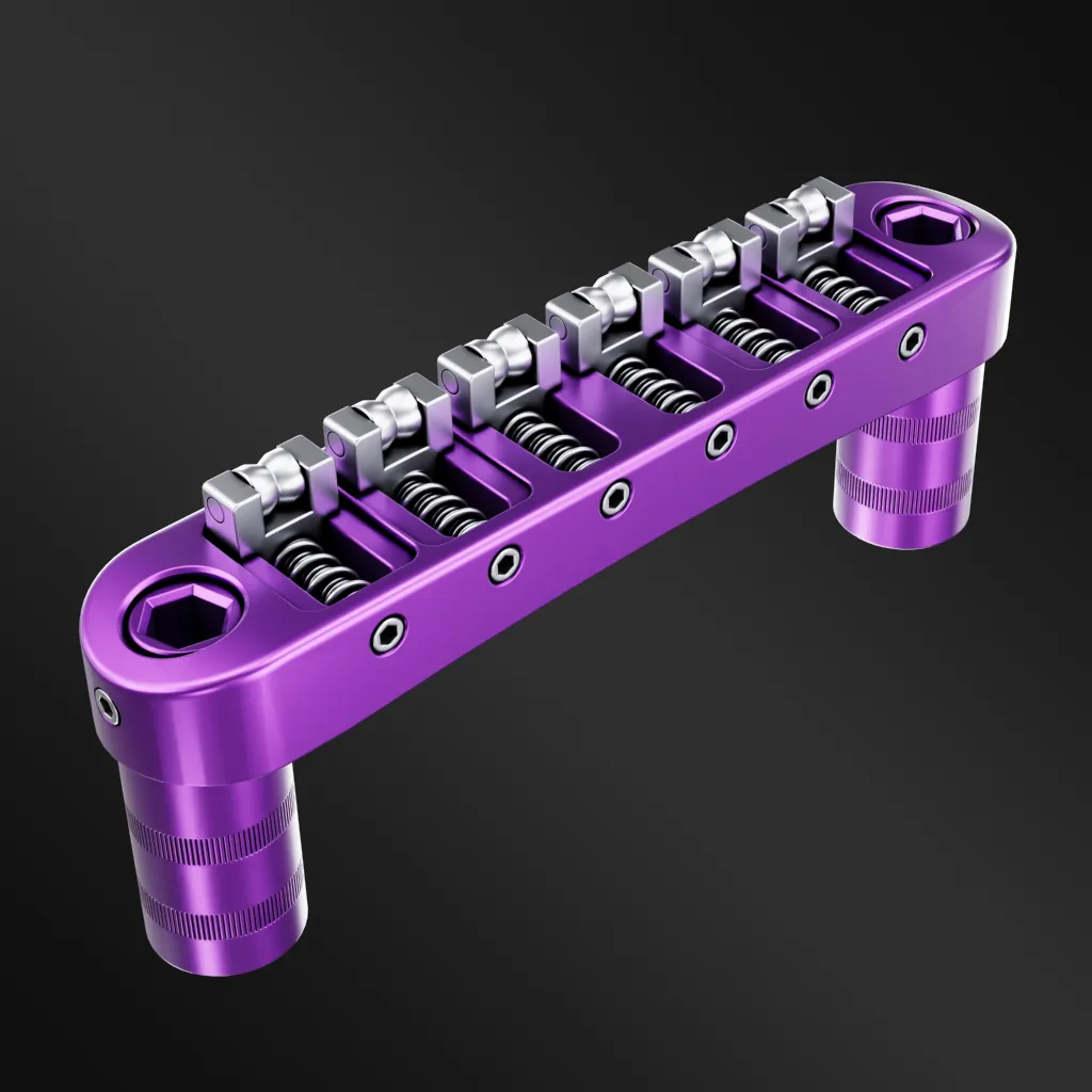 Paradox 7075 T6 Aluminium Alloy Tune-o-matic Bridge and Tailpiece Set Gretsch Style - Image 14