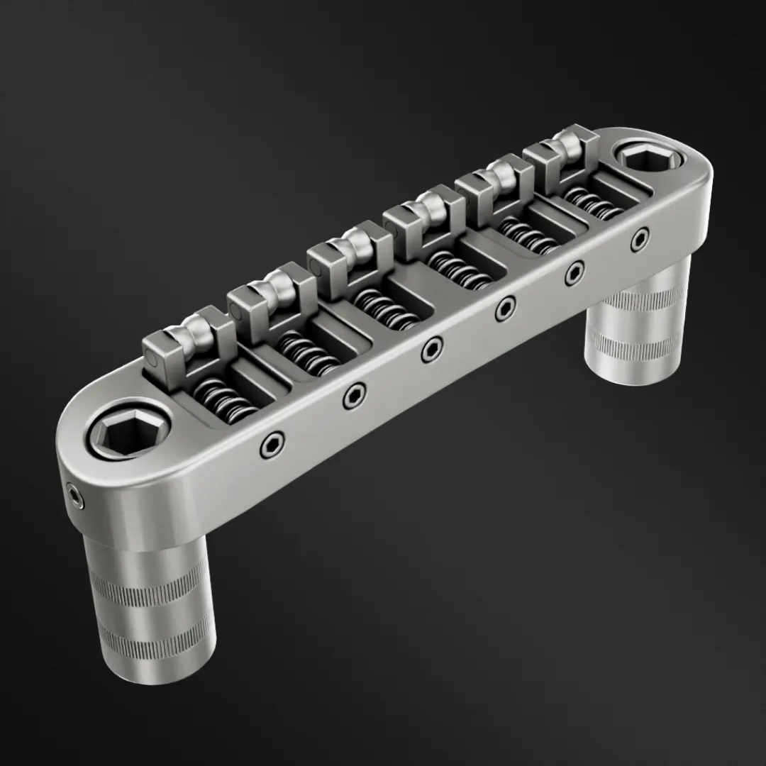 Paradox 7075 T6 Aluminium Alloy Tune-o-matic Bridge and Tailpiece Set Gretsch Style - Image 2