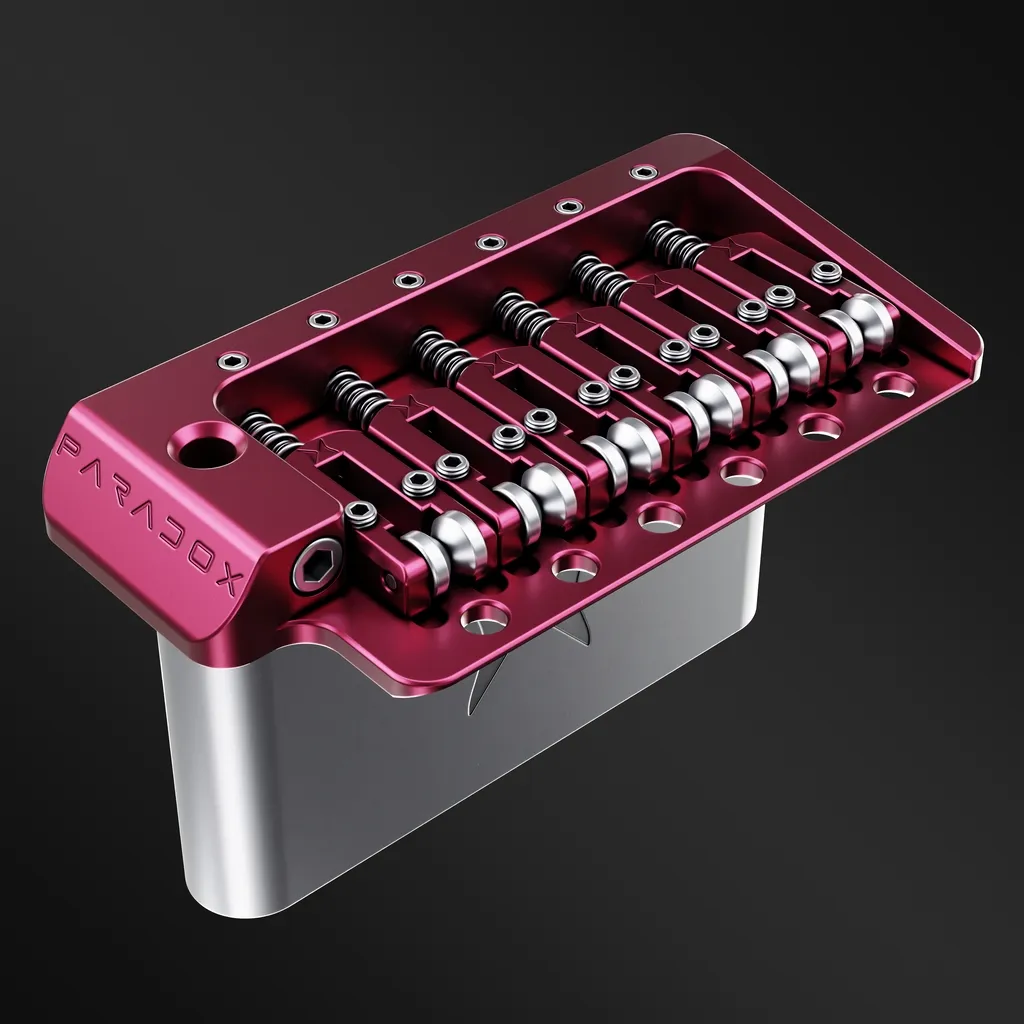 Paradox 7075 T6 Aluminium Alloy Strat Style Tremolo Bridge Right Hand - Image 5