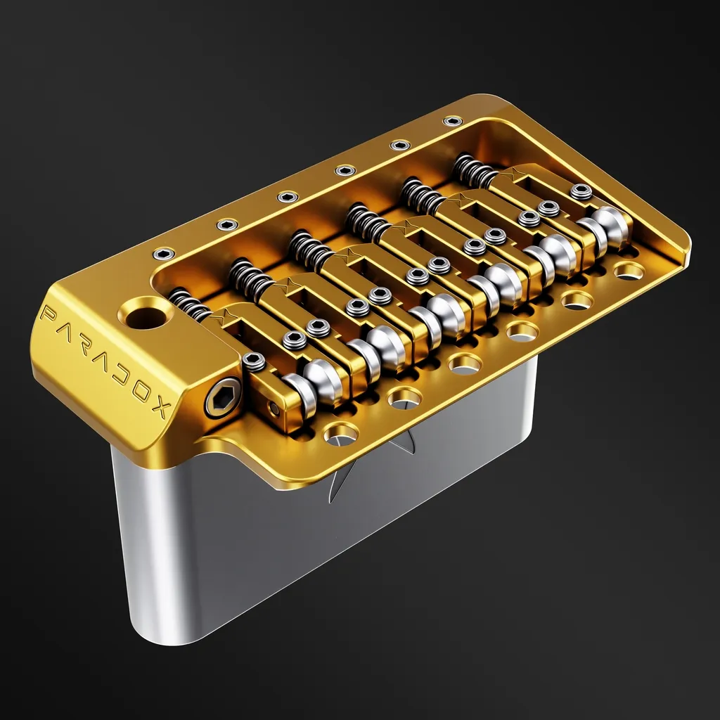 Paradox 7075 T6 Aluminium Alloy Strat Style Tremolo Bridge Right Hand - Image 3