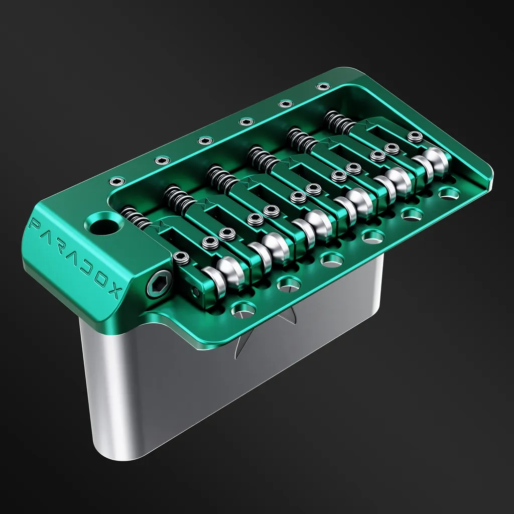 Paradox 7075 T6 Aluminium Alloy Strat Style Tremolo Bridge Right Hand - Image 6