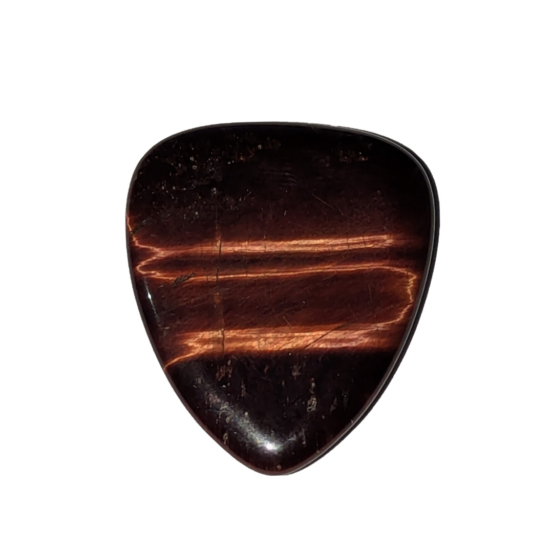Tiger Tones Red Tiger Eye 1 Guitar Pick