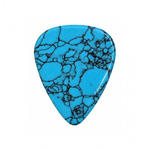 Stone Tones Blue Dragon Skin 1 Guitar Pick